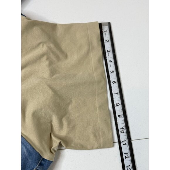 Blue Savvy Maternity Distressed Raw Hem Stretch Skinny Jeans Size XL - Picture 8 of 8